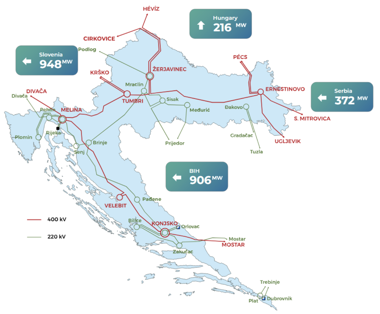 Capacity map